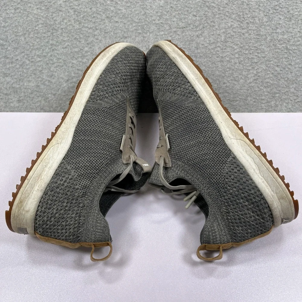 True Linkswear True Knit II Golf Shoes Mens 13 Grey Knit Spikeless Shoes Sneaker